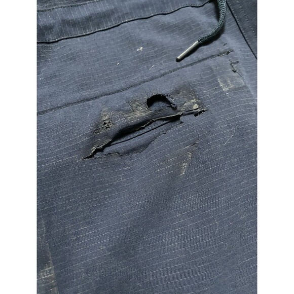 Oakley Jacket Snap Front Pockets Size 2XL Navy Blue READ - Picture 6 of 6